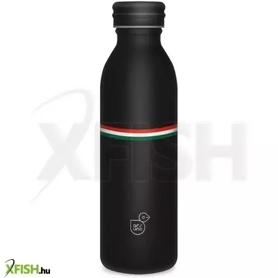 Ars una duplafalú fémkulacs 600ml- magyar zászlós
