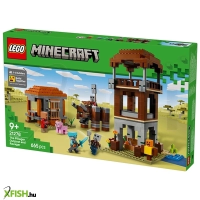 Lego minecraft 21278 a fosztogató őrtorony és a romboló
