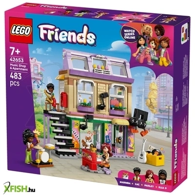 lego friends 42653 hangszerbolt és lakás