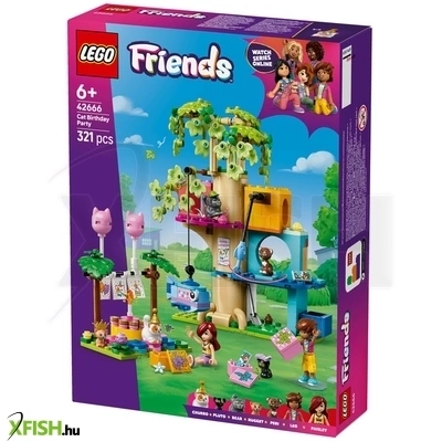 lego friends 42666 születésnapi cicazsúr és lombház cicáknak