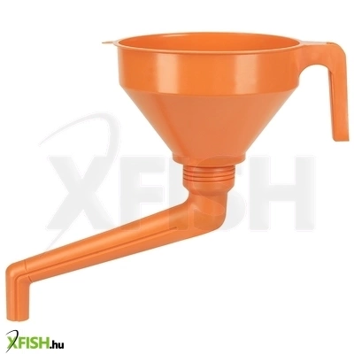 Neotools tölcsér hajlított kifolyóval, szűrővel, 160mm, 1,2l - műanyag