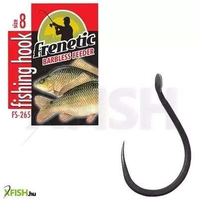frenetic szakállmentes horog black nikkel 8-as 10db/csomag