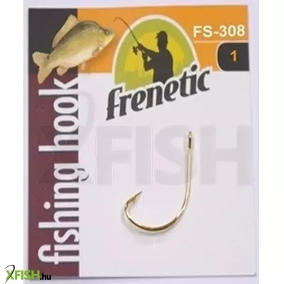 Frenetic Pontyozó Horog 308 | Méret: 1/0, Szín: Arany