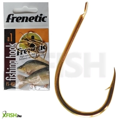 Frenetic Pontyozó Horog 407 | Méret: 6, Szín: Arany