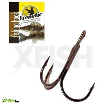Frenetic Fs607 Black Nikkel Hármashorog 1.0-ás 5db/csomag