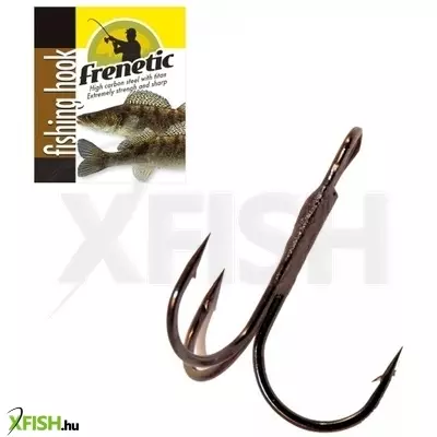 Frenetic Horog 607 | Méret: 2/0, Szín: Black Nikkel