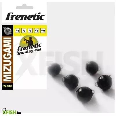 Frenetic Mizugami Jig Cheburaska 5Db/Cs | Szín: Fekete, Tömeg: 8G