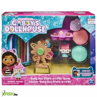 Spin master gabi babaháza - deluxe szoba szettek