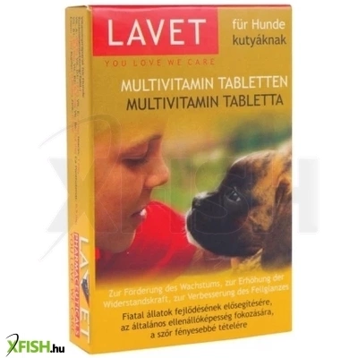 Lavet Multivitamin Tabletta Kutya