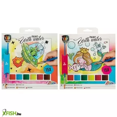 Grafix fess vízzel, 15 lap, 20x20 cm, ecsettel