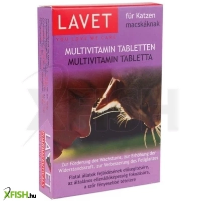 Lavet Multivitamin Tabletta Macska
