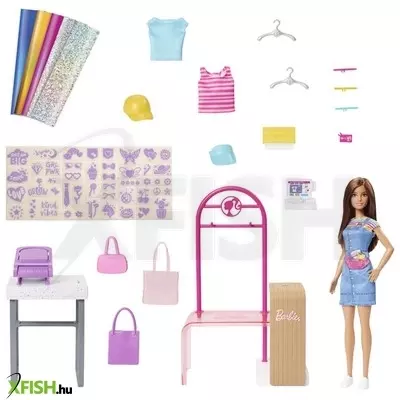 Mattel barbie ruhatervező játékszett