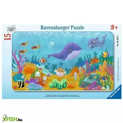 Ravensburger puzzle 15 db - állat külyök a víz alatt