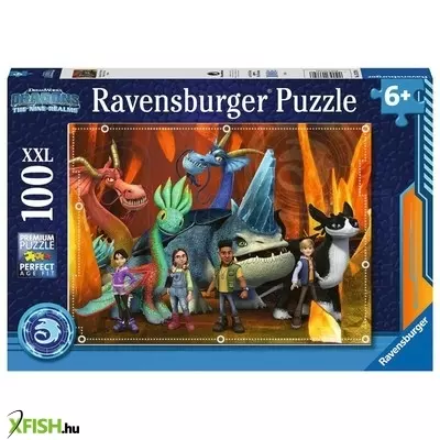 Ravensburger puzzle 100 db - sárkányok