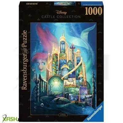 Ravensburger puzzle 1000 db - disney kastély ariel
