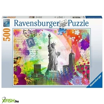 Ravensburger puzzle 500 db - képeslap new york