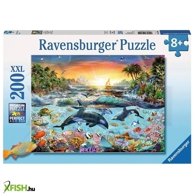 ravensburger puzzle 200 db - orka paradicsom
