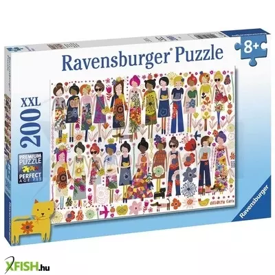 Ravensburger puzzle 200 db - virágos barátok