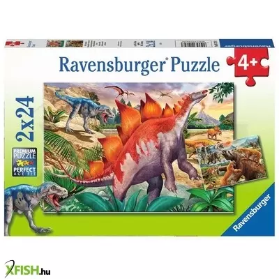 Ravensburger puzzle 2x24 db - vadállatok