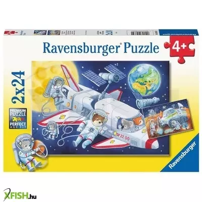 Ravensburger puzzle 2x24 db - utazás az űrben