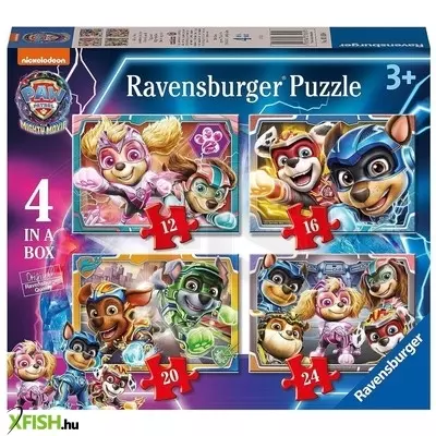 Ravensburger puzzle 4in1 db - mancs őrjárat a film