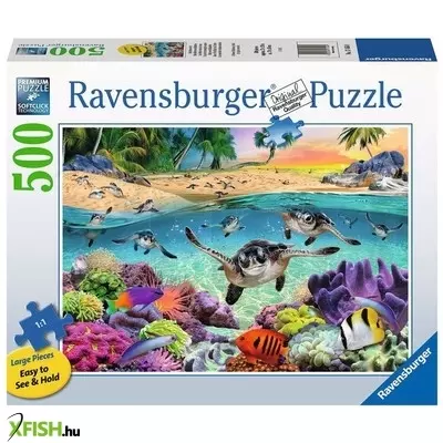 Ravensburger puzzle 500 db - bébi teknősök
