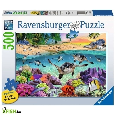 Ravensburger puzzle 500 db - bébi teknősök