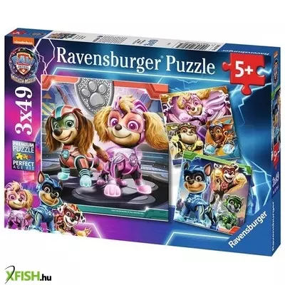 Ravensburger puzzle 3x49 db - mancs őrjárat a film