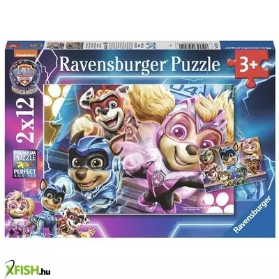 Ravensburger puzzle 2x12 db - mancs őrjárat a film