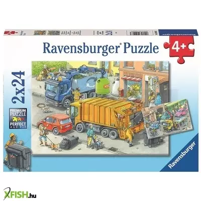 Ravensburger puzzle 2x24 db - szemétgyűjtés