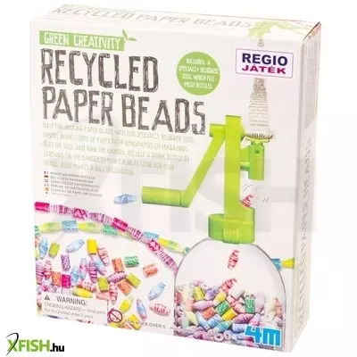 4m újrahasznosított papírgyöngy készlet