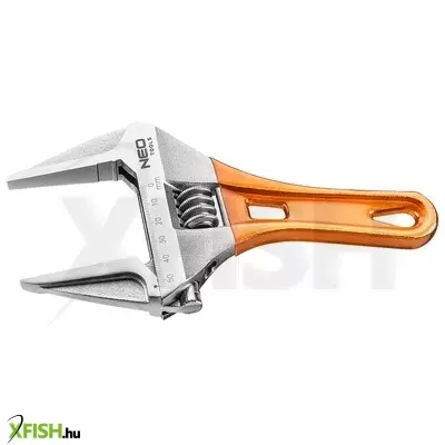 Neotools állítható villáskulcs, csavarkulcs rövid, 185mm, 0-53mm