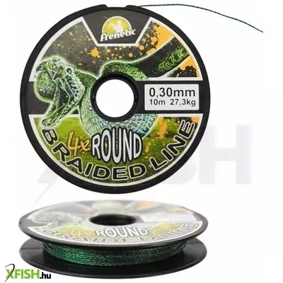 Frenetic Vipera Fonott Előke | Átmérő: 0,06 Mm, Hossz: 10 M, Szakítószilárdság: 4,3Kg, Szín: Zöld, Típus: Úszó (Floating)