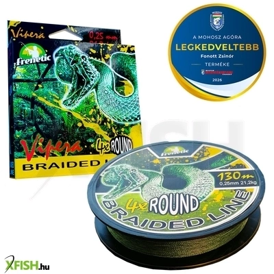 Frenetic Vipera Fonott Zsinór 130m 0,18mm 14,80Kg