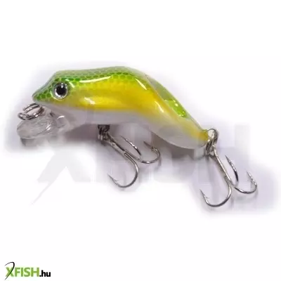 Frenetic Wobbler Béka | Hossz: 6 Cm, Merülési Mélység: 0-1 M, Szín: Zöld / Sárga, Tömeg: 8 G