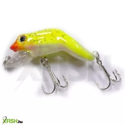 Frenetic Wobbler Béka | Hossz: 6 Cm, Merülési Mélység: 0-1 M, Szín: Sárga, Tömeg: 8 G