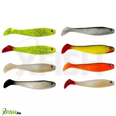 Frenetic Kage Gumihal | Kiszerelés: 5 Db / Csomag, Méret: 8Cm, Szín: Sárga/Fekete/Piros