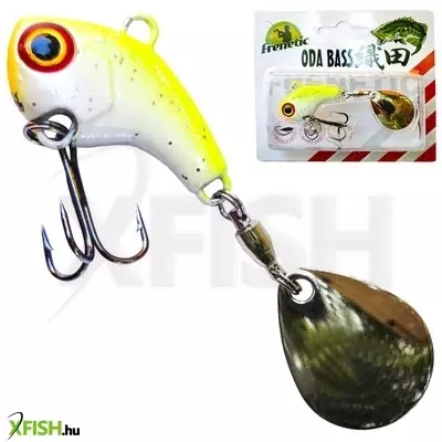 Frenetic Oda Bass Wobbler Villantós Műcsali Sárga Fehér 10g 25+30mm 1db/csomag
