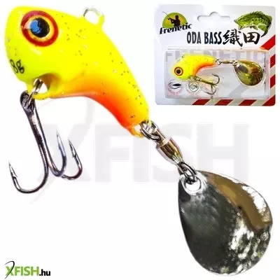 Frenetic Oda Bass Wobbler Villantós Műcsali Sárga Piros 18g 35+30mm 1db/csomag