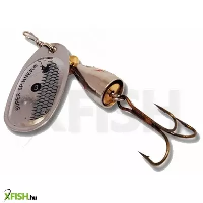 frenetic körforgó villantó | méret: 3, szín: ezüst pikkelyes, tömeg: 8 g