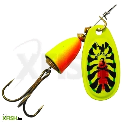 Frenetic Körforgó Villantó | Méret: 4, Szín: Fluo Sárga / Tigris Mintás, Tömeg: 11 G