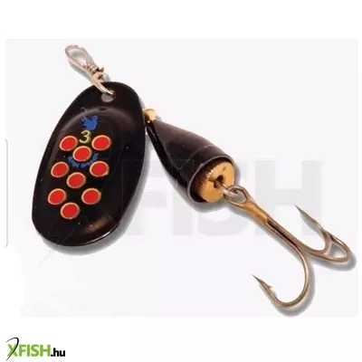 Frenetic Körforgó Villantó | Méret: 1, Szín: Fekete / Pöttyös, Tömeg: 4 G