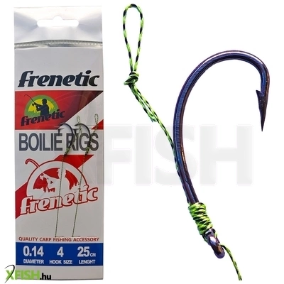 Frenetic Előkötött Horog Csali Füles 25cm 0.12mm 8-as 2db/csomag