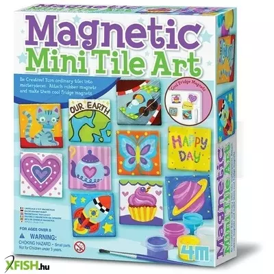 4m mágneses csempe művész készlet