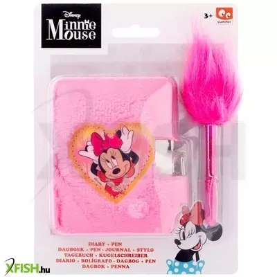 slammer plüss napló tollal - minnie