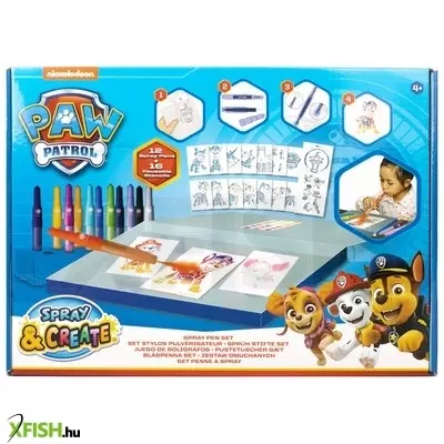 Slammer fújós filctoll szett - mancs őrjárat