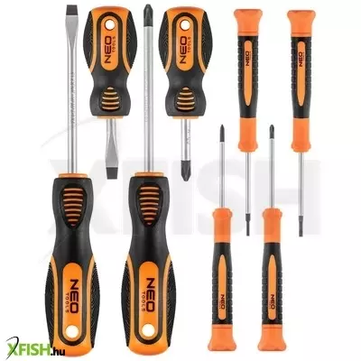 Neotools csavarhúzó készlet, fali tartóval, 8db