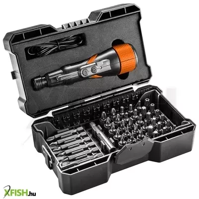 Neotools akkus csavarozó 3,6v, dobozban, bitekkel
