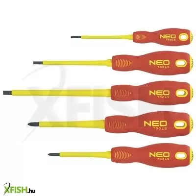 Neotools csavarhúzó készlet 5db, 1000v, szigetelt