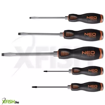 Neotools csavarhúzó készlet, üthető 5db, s2